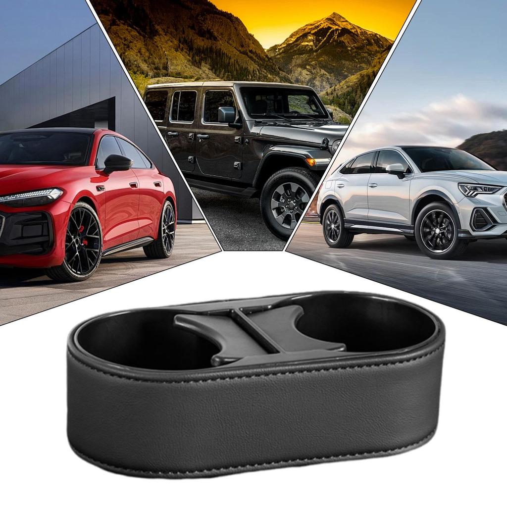Dual Drink Holder for Car, Stick-on Cup Holder for Dashboard, Fixed Car Drink
