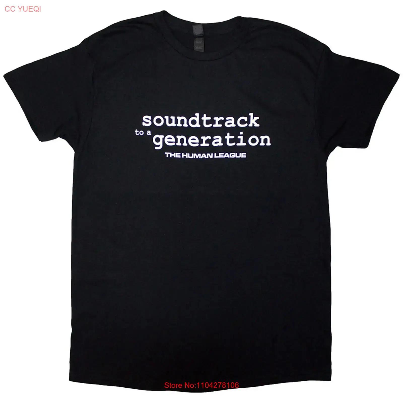

The Human League Soundtrack To A Generation Official T Shirt Mens vintage Washed streetwear Comfortable Soft homme fashion 5XL різнокольоровий