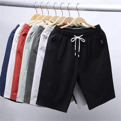 Verão masculino tamanho grande shorts casuais calças de praia correndo esporte calças curtas retas calças de moletom finas masculinas lazer shorts soltos