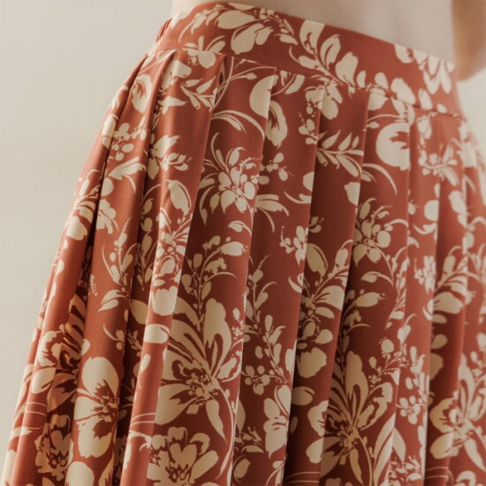 L Affair poLonaise Brick Pintuck Skirt Lwkgask0206 Bc