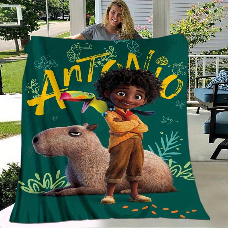 1pc. Tropical Adventure: Antonio's Capybara Pal - Perfect for Home, Office, Outdoors, All Seasons Gift Blanketz0417205