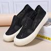 Spring and summer new fisherman shoes canvas women's shoes fashionable versatile Chinese style casual thick-soled lazy one-pedal single shoes women