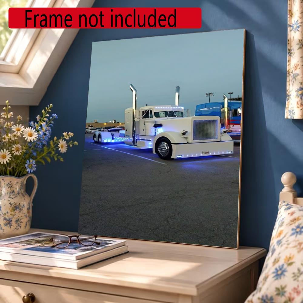 Kenworth 5D Diy Diamond Painting Round Diamond Mosaic Suitable For Beginners Diamond Painting Rhinestones Gift Frameless