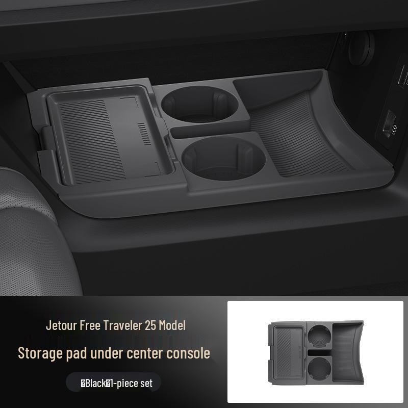 Jetour Traveler Center Console Storage Box - Fits 25 Models, Lantu Zhiyin Car Accessory Modification