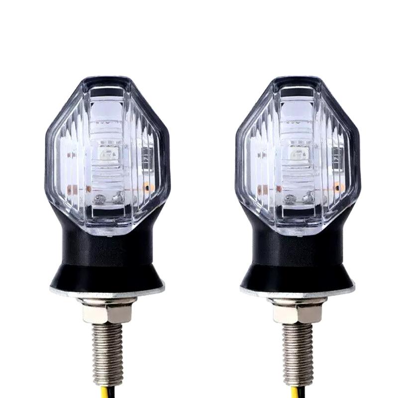 

Мини Мотоциклетные Светодиодные Указатели Поворота 2 шт. Универсальные 12 В Янтарные Мигалки Для Спортивных Мотоциклов Honda Yamaha И Аксессуары для Мотоциклов прозрачный