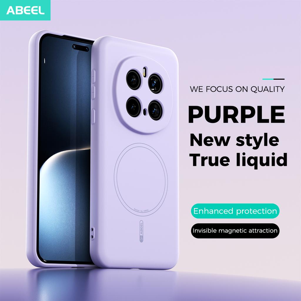 For Huawei Honor Magic 7 Pro Case Soft Liquid Silicone Skin Wireless Charging Protect Back Cover Case For Magic 7 7Pro Shell
