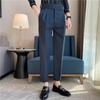 Men's Slim Fit Harem Trousers - Autumn/Winter Trendy Drape Casual Suit Pants