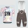 Short Sleeve Cycling Set with Bib Shorts Bicycle Sports MTB Kit