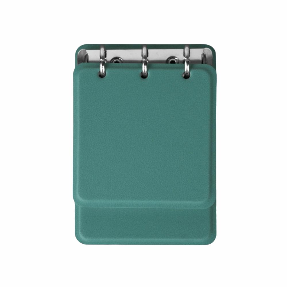 PU Leather Cover Loose-Leaf Notebook 3-Ring Binder Memo Pad Mini Pocket Notebook  Students