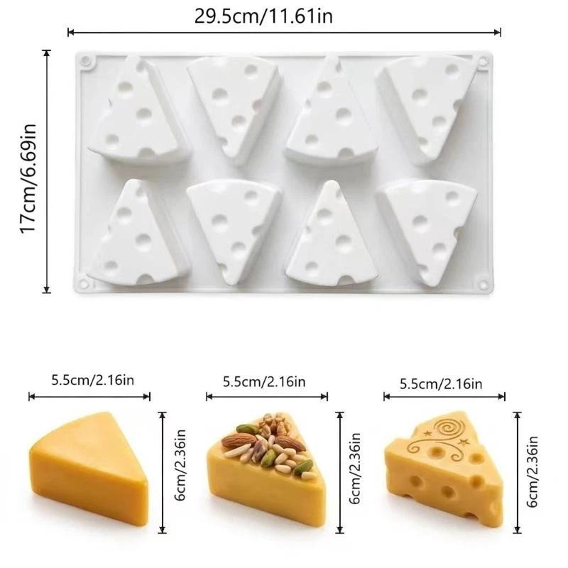 4 6 12-Cell Pistachios Design Silicone Chocolate Mold Food Grade Mousse Cake Mould Kitchen Bakeware Party Dessert Baking Tools