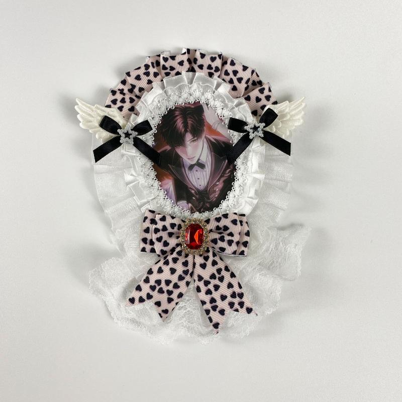Handmade Bow Lace Photo Frame for 3 Inch Card Kawaii Design Anime Photocard Protector Case Cute Photocard Holder Wholesales 2025