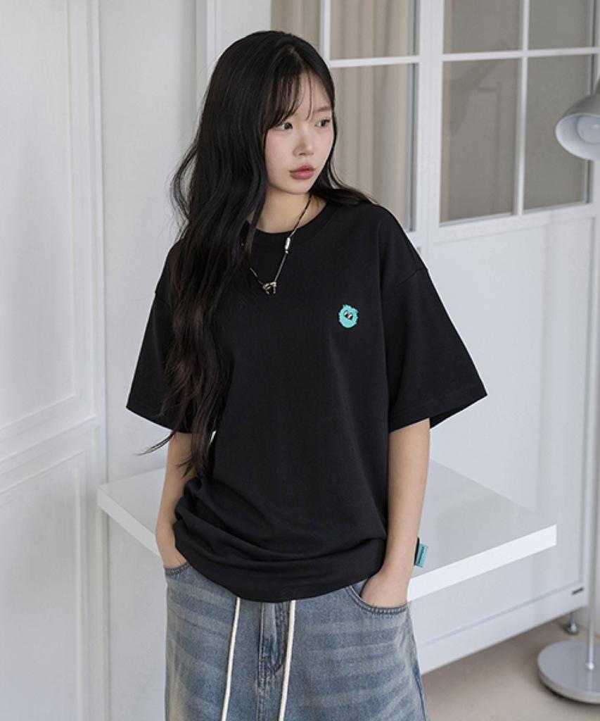 Ejeuaiwon Minty Face Regular Fit Short Sleeve T-Shirt