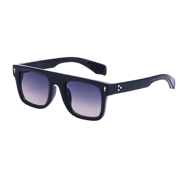 Men’s High-End Square Frame Sunglasses: Premium Outdoor Sun Protection Brand.