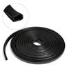 Mouldings Trim U Shape Car Door Edge Trim Rubber Seal Protector Guard Strip 4M For Boat Universal Black