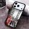 London Red Bus Big Ben Phone Case for iPhone 17 16 15 Pro Max Air 14 13 12 11 Plus Shockproof Capa Cover