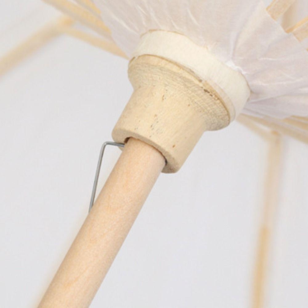 Comfortable Grip Oil Paper Umbrella DIY Chinese Umbrella Blank Paper Umbrella  Wedding Party Favors