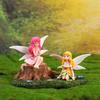 Miniature Cute Flower Fairy Statue Miniature Cartoon Landscape Decoration Doll House Accessories Family Decoration