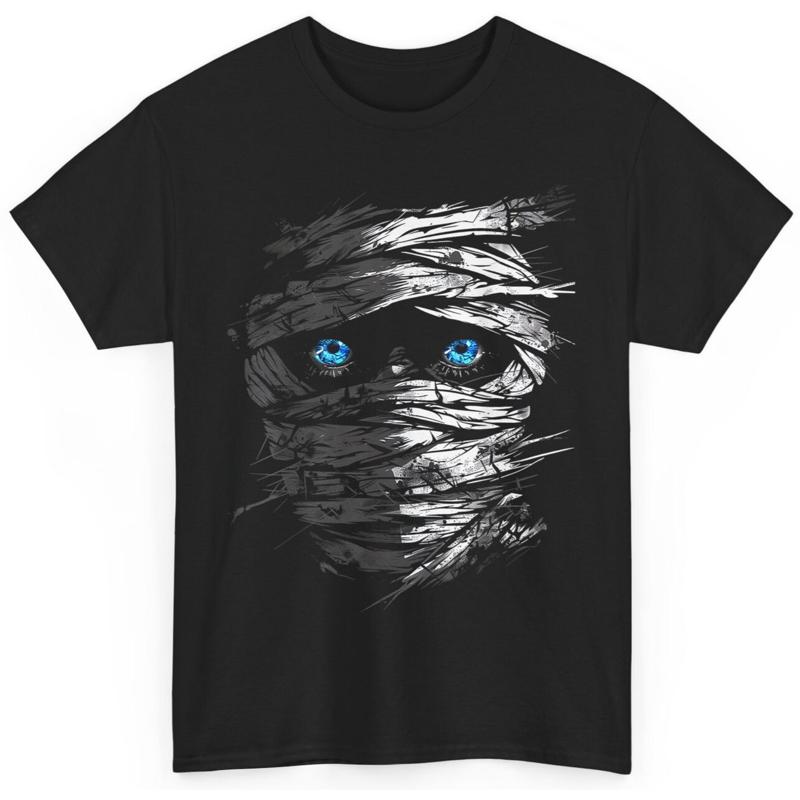 

Mystic Blue Eyes Wrapped Face T Shirt 5XL різнокольоровий
