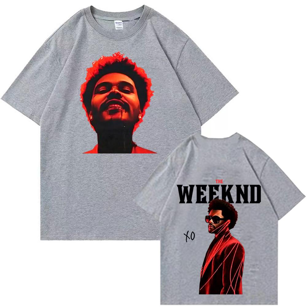 2026 TheWeeknd World Tour Tshirt Unisex Unisex Harajuku Short Sleeve Oneck Casual Shirt