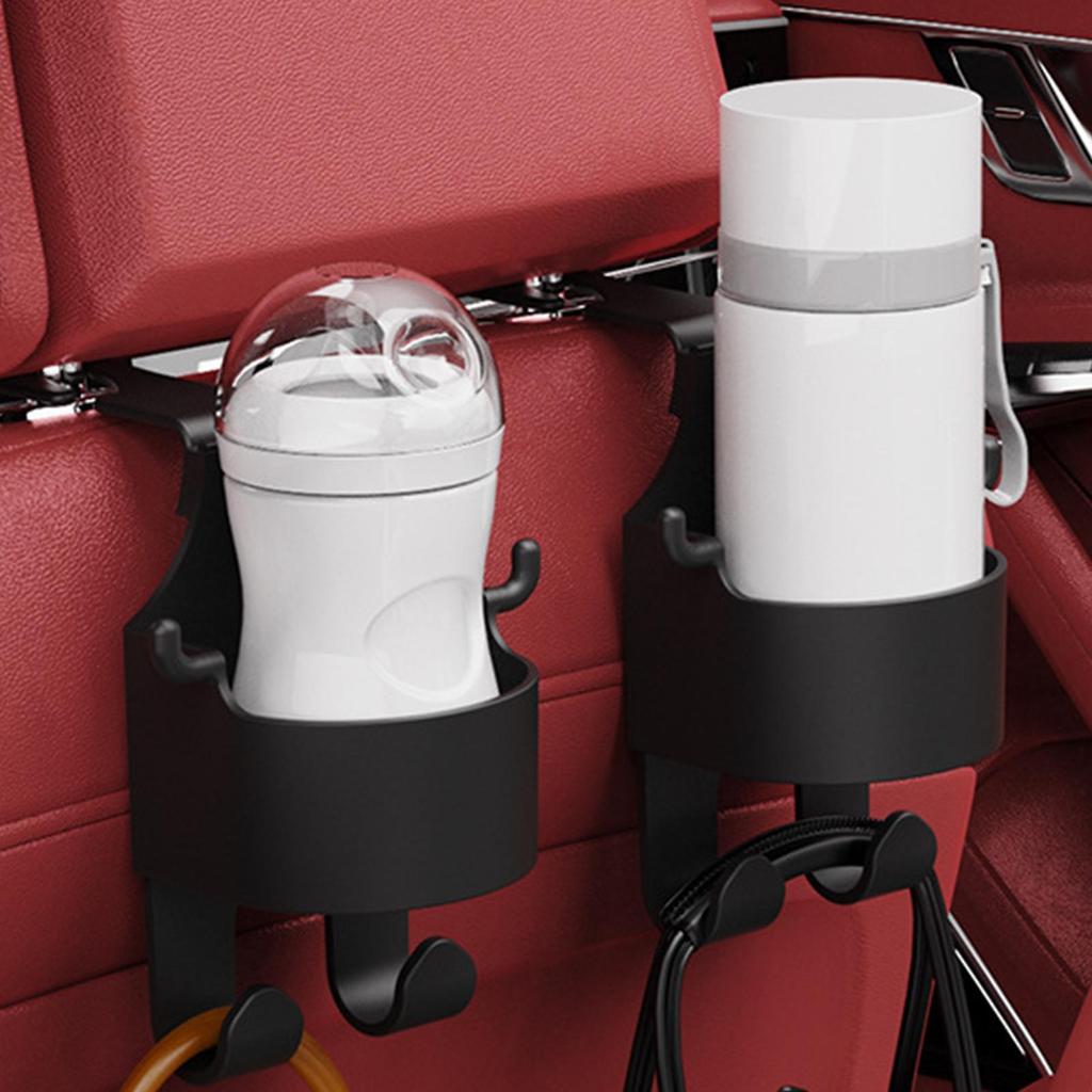 Car Seat Cup Holder Headrest Hook Hanger Cup Phone Holder Storage Box Organizer For Handbag Universal Car Interior Accessories