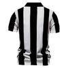 STORN New Summer Men's Breathable Striped Contrast Panel Polo Shirt Casual Short Sleeve Knit Shirt with Comfort Fit