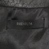 HIDEAWAYS [RHENIUM] Black cowhide double rider jacket Jacket 38 blackUsed