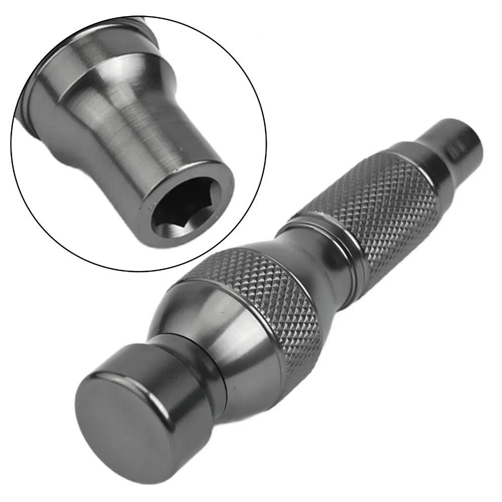 

Aluminum Zinc Zinc Alloy Mini Screwdriver Bits Holding Bar Magnetic 6.35mm Hex Shank Bit Hand Tool KS16 handle