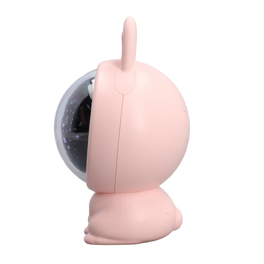 Star Projector Light Rabbit Shape Soft Light Projector Night Light for Home Bedroom Living Room 5V Pink
