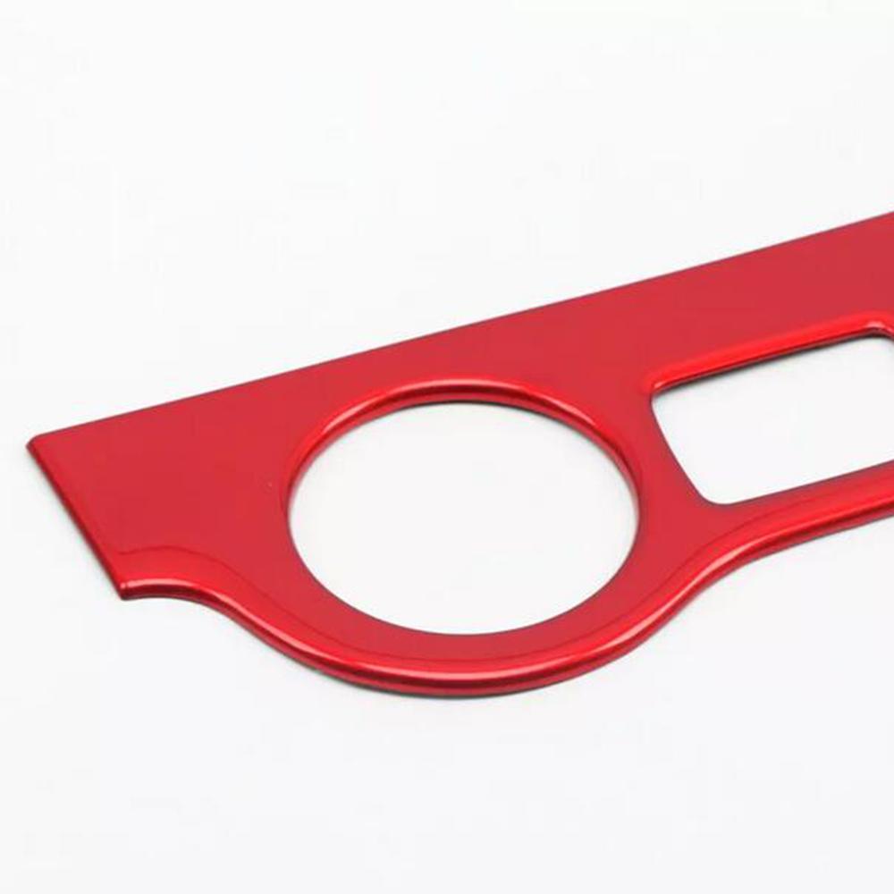 Car Interior Headlight Switch Button Cover Trim Red For Dodge Challenger Charger