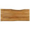 VidaXL Table Top 140x60x2.5 Cm Live Edge Solid Mango Wood 370769
