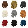 Windproof Wool Knitted Scarf Thickened Women Winter Neckerchief  Apparel Accessories