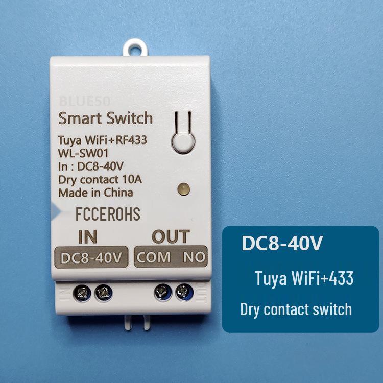Tuya WiFi Smart Switch: 12V/24V Constant Voltage with WiFi and 433 Remote Control for Door Lock or Light Modification
