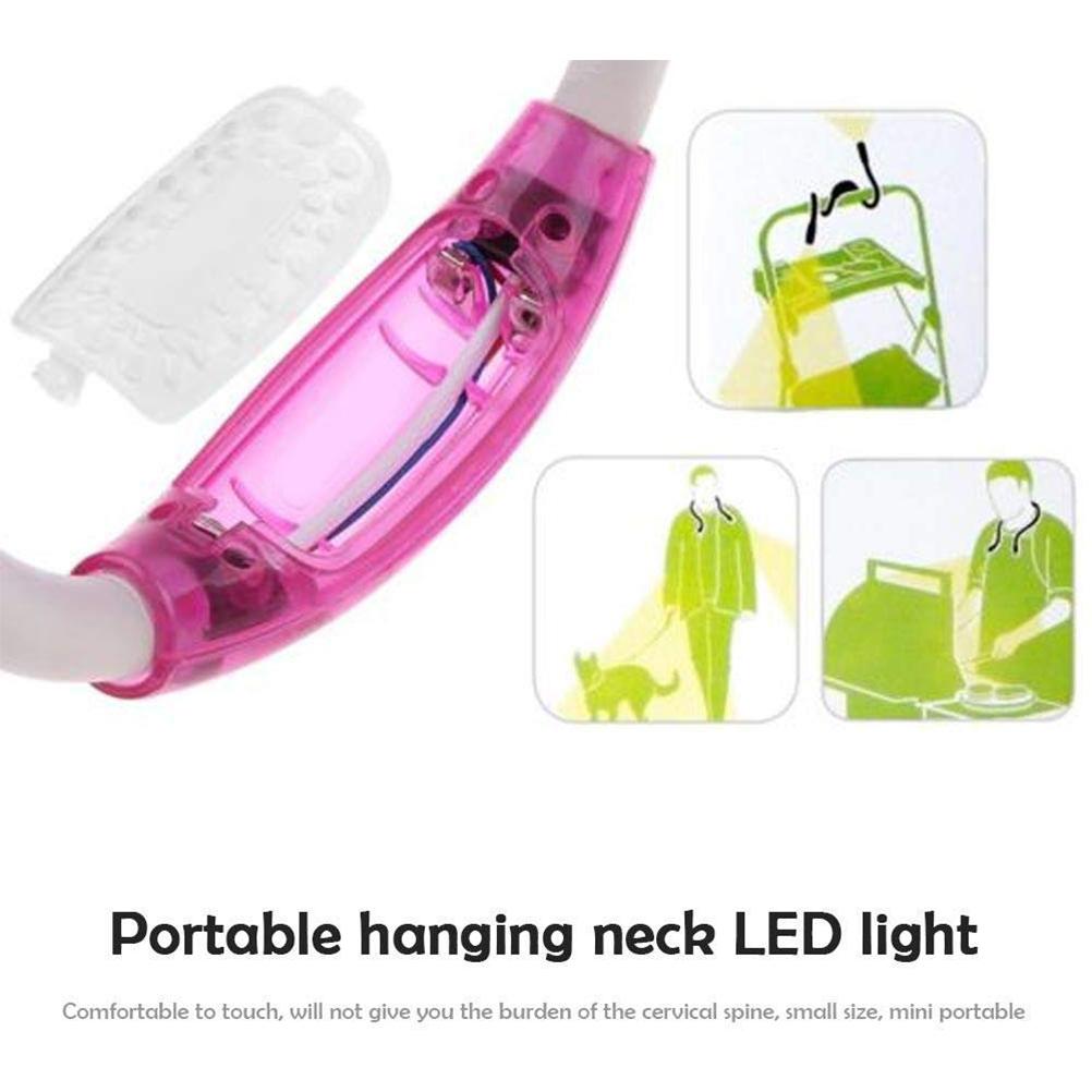 Clearance Item: 1 Portable LED Reading Lamp, Versatile Lighting, Neckband Lamp (plus Black Flexible Hose)