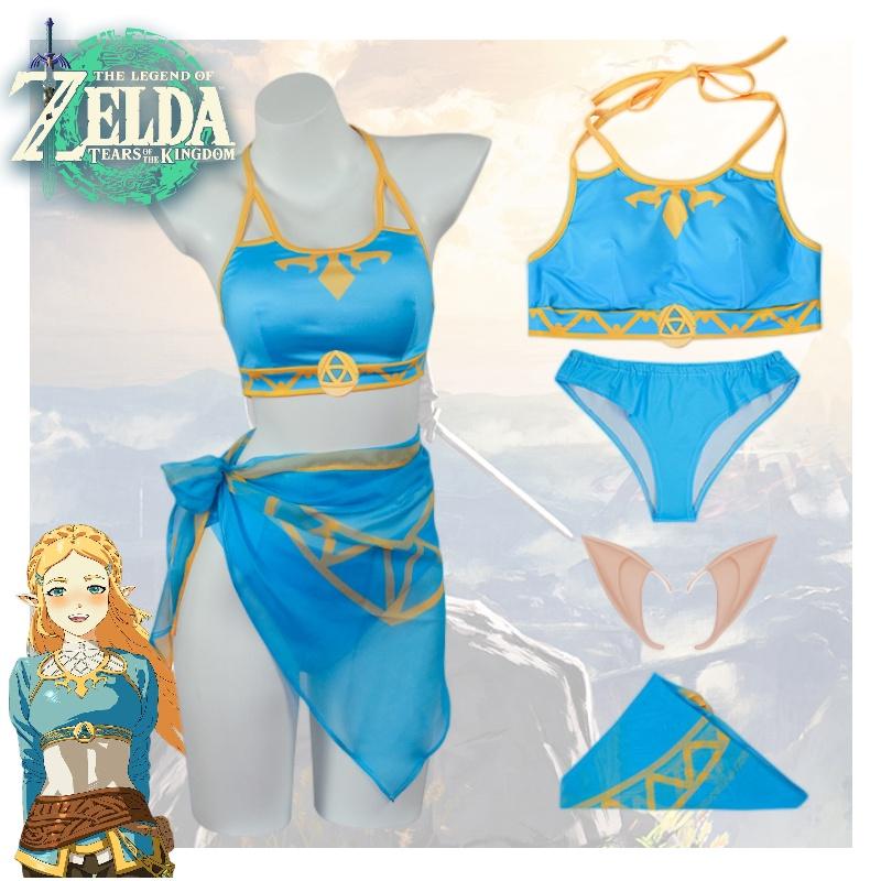 Kjøp The Of Legend Zelda Princess Bikini Cosplay Anime Costume - Main Image