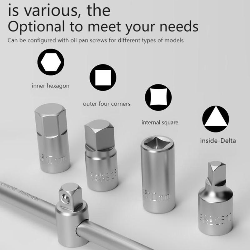 Heavy Duty Car Alloy Steel Socket Wrench Kit For Automotive Maintenance Includes 18 Precise Fit Socket And Storage Case