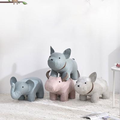 Cartoon Shoe Bench Home Entrance Living Room Animal Themed Seat Cute Animated Children Stool Portable Portable Stool Stool Chair
