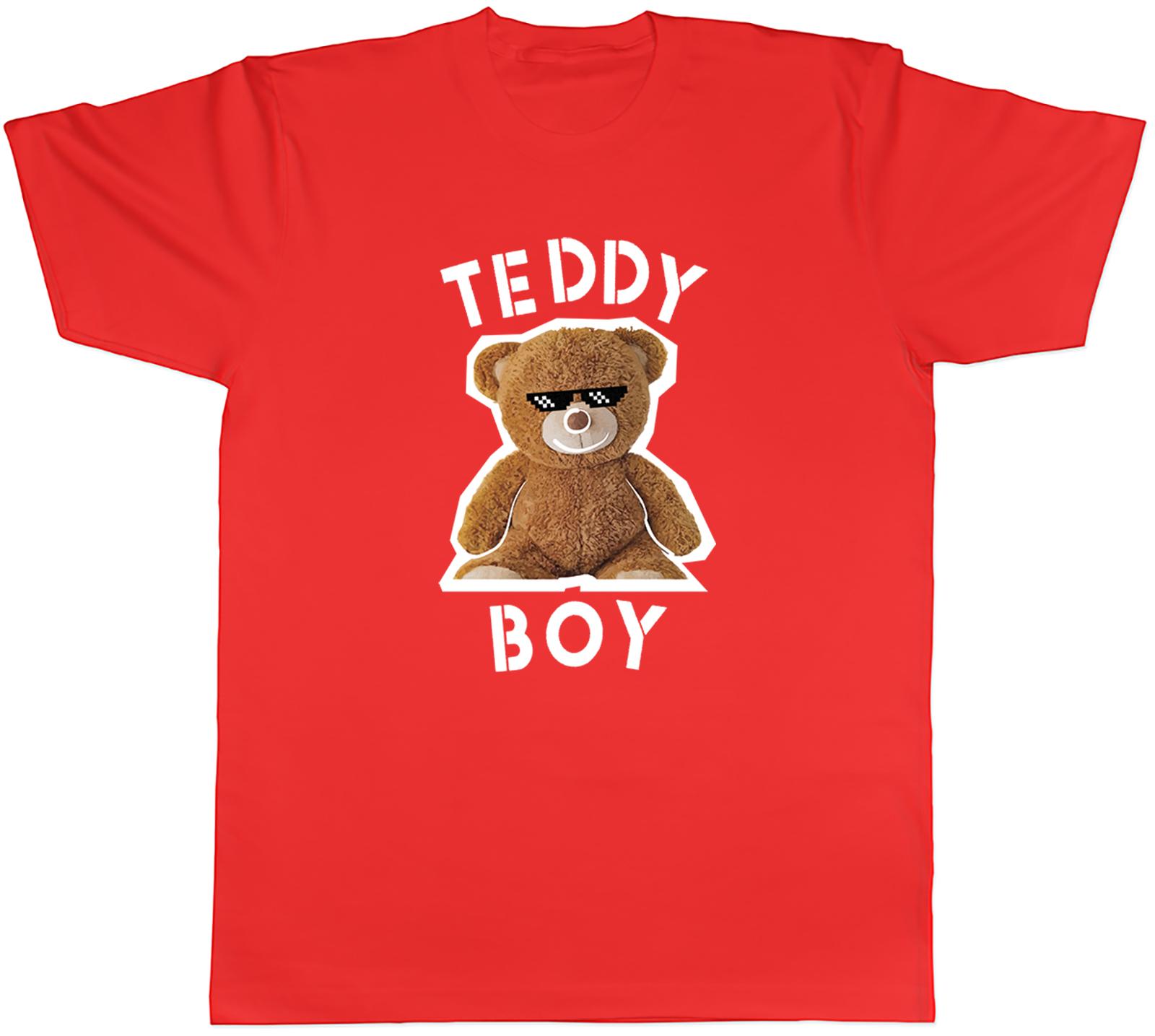 Teddy Boy Mens TShirt Funny Cuddly Cool Bear Tee Gift S