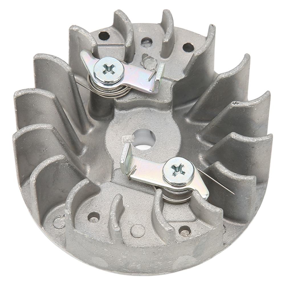 Silver Chainsaw Flywheel Aluminium Alloy Garden Tool Replacement for Husqvarna 137 137e