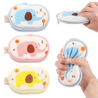 Towels Bath Sponge Brush Bath Cotton Bath Sponge Shower Brush Elephant Pattern Infant Children Rub