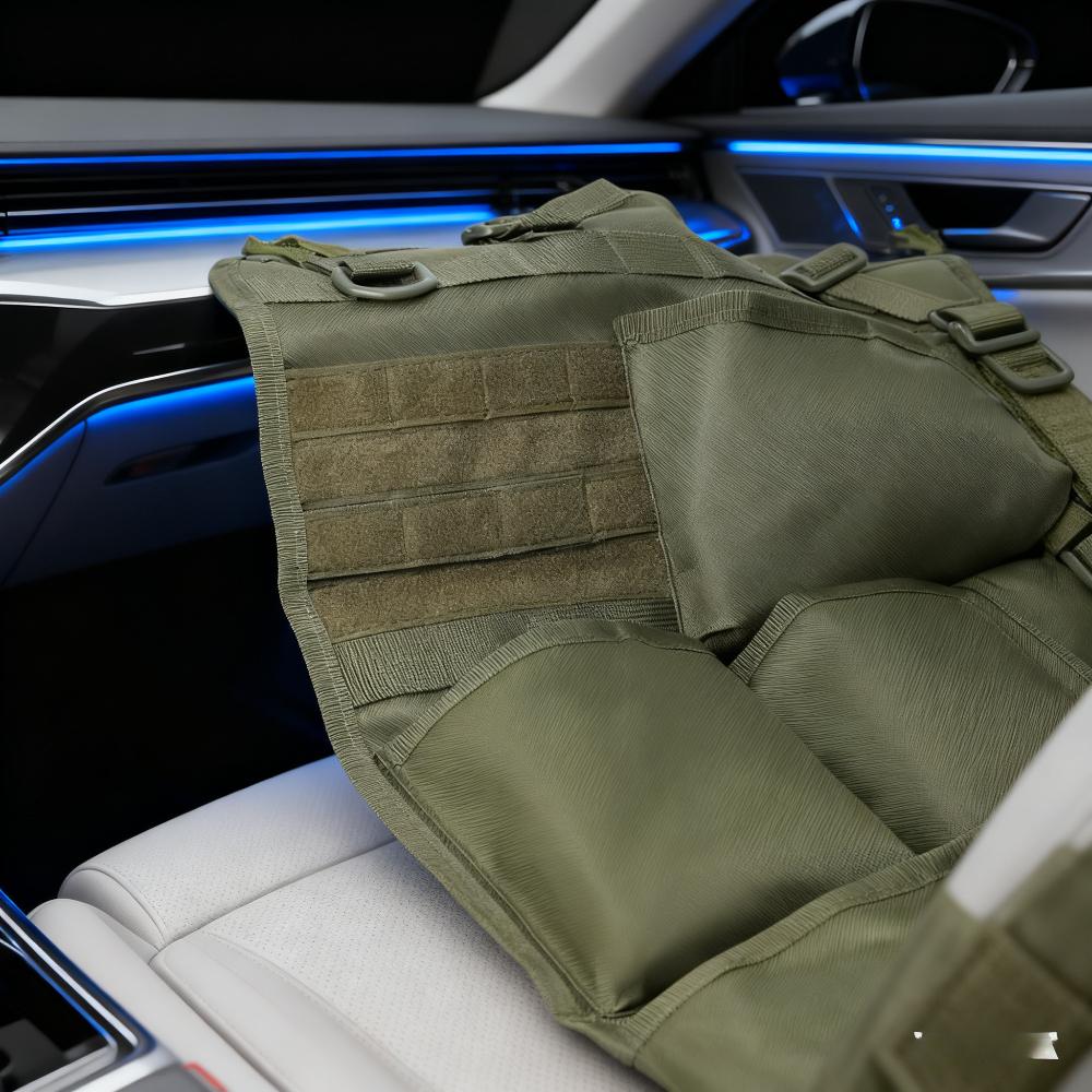 Tactical Car Seat Back Storage Bag Multi-functional Tool Storage Bag Automotive Equipment Seat Organizer
