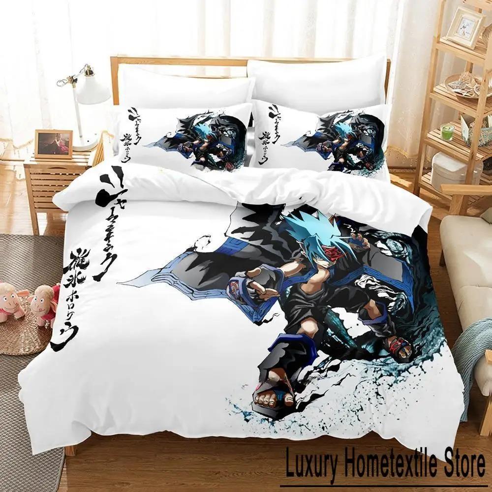Pohodlný set povlaků na peřinu s anime potiskem, včetně povlaku na peřinu a povlaků na polštáře. Dostupné ve velikostech pro jedno lůžko, dvojlůžko, plné, queen a king. Pro dospělé i děti.