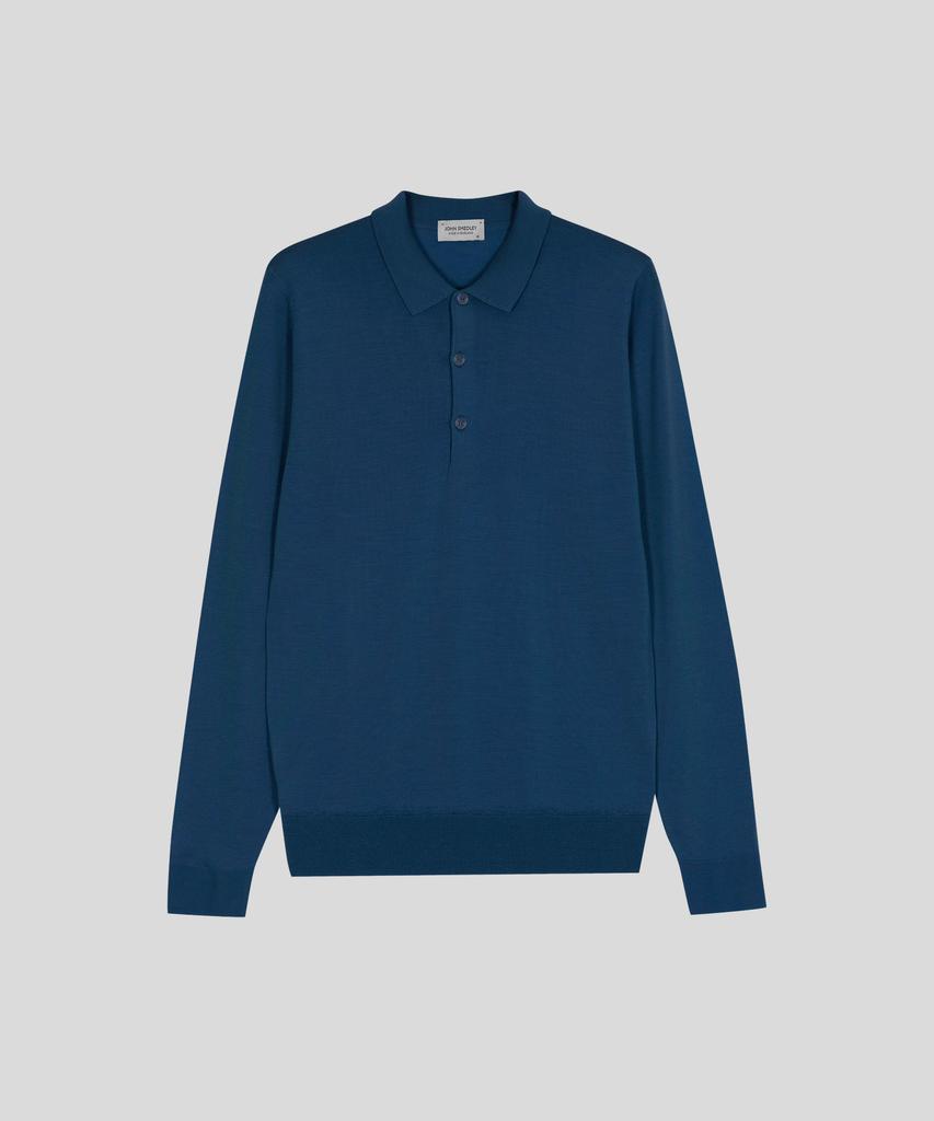 JOHN SMEDLEY Belper Extra Fine Merino Wool Standard Fit Polo Knit Seasonal 9 Colors (B Type)