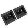 2PCS Speaker Box Terminal Subwoofer Box Terminal Cup Spring Loaded Jacks Double Binding Post Speaker Terminal Plates