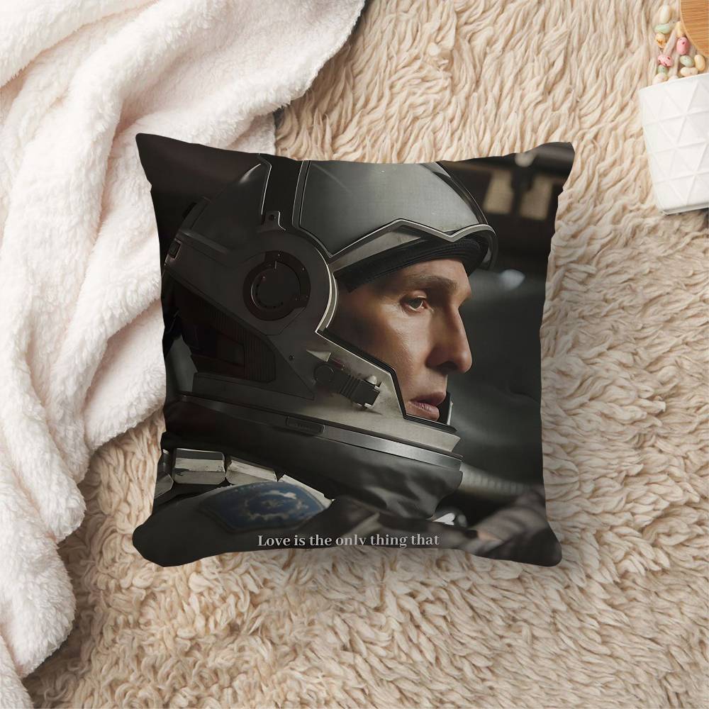 Hot Movie Interstellar Personalized Pillow Cover Kids Bedroom Wild Party Decor Pillowcase Kid Birthday Shower Gift