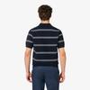 [lacoste] Men's Open-Collar Pin Stripe Short-Sleeve Sweater Polo Shirt PH396E-56G166
