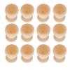 12 Stück Holz-Eierbecher Kinder DIY Halter Graffiti Tassenständer Frühstück Küche Geschirrset Holz-Eierbecher DIY Ständer Eierablage