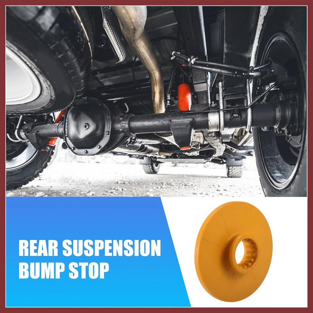 2pcs 5.31 Inch Rear Suspension Bump Stop Strut Bumper Bump Stop for Chevrolet Impala 2014-2020 No.13330714 Rubber Yellow Replace Parts