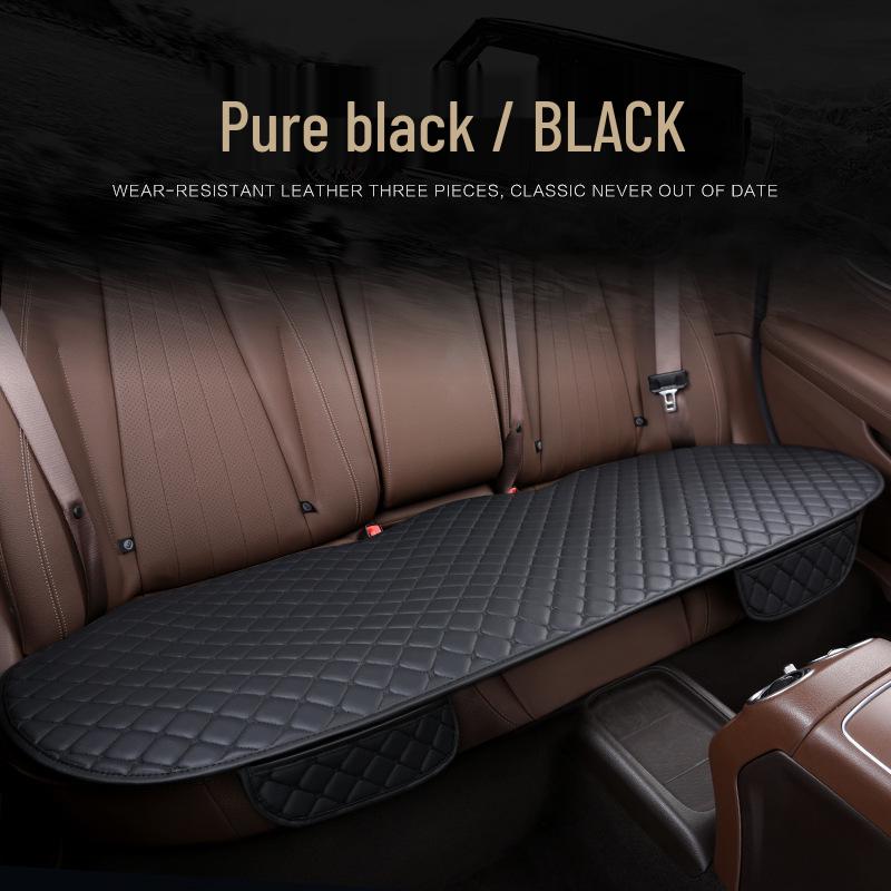 Nappa Leather Summer Car Seat Cushion Set - Durable, Non-Slip, Universal Fit for Five-Seat Vehicles