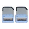 2pcs Dental   Holder Box 18 Holes   Cleaning Autoclavable Case   for Dentist Laboratory