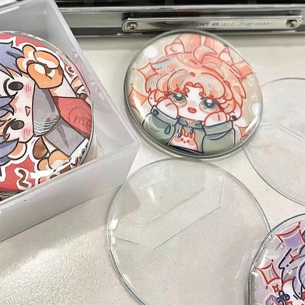 AAGWW 20-teilige Emblem-Schutzhülle, Klar, Passend für Embleme bis 58mm, Verhindert Herausfallen und Schützt Blumen